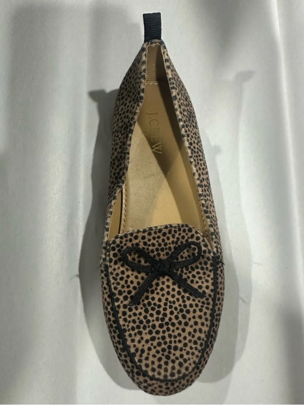 J. Crew Girls Leopard Print Loafers in Tan and Black